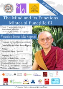 poster_conferinta 15 aprilie Gonsar Rinpoche Univ. Spiru Haret