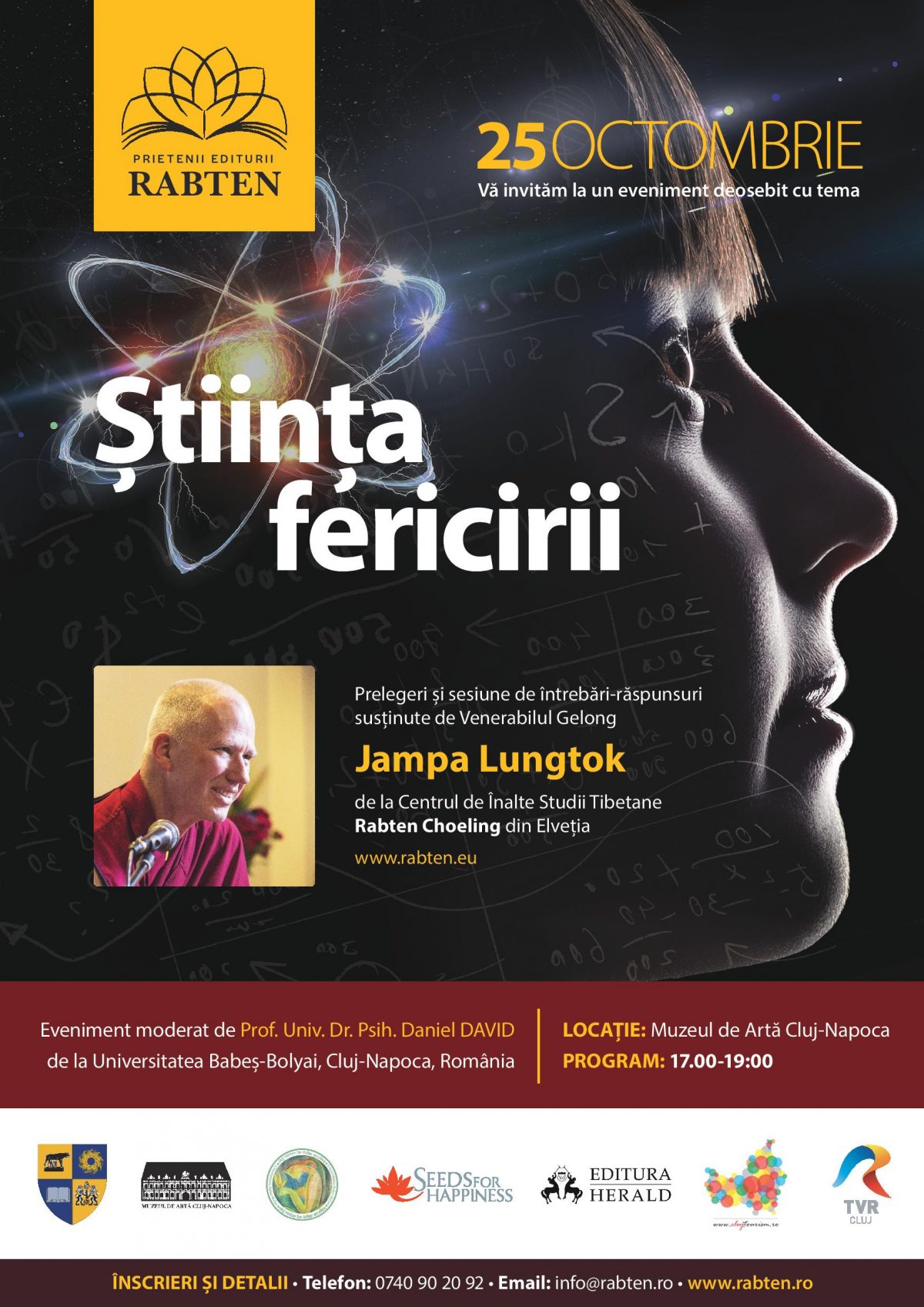 Conferinţă publică la Cluj – Știința fericirii